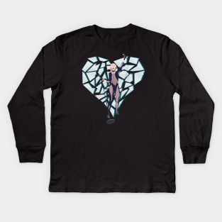 Heart of Glass Kids Long Sleeve T-Shirt